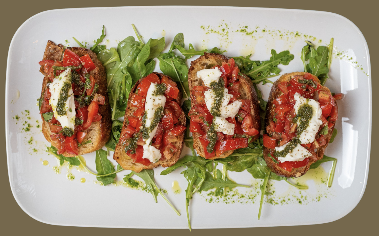 Брускета Триколоре